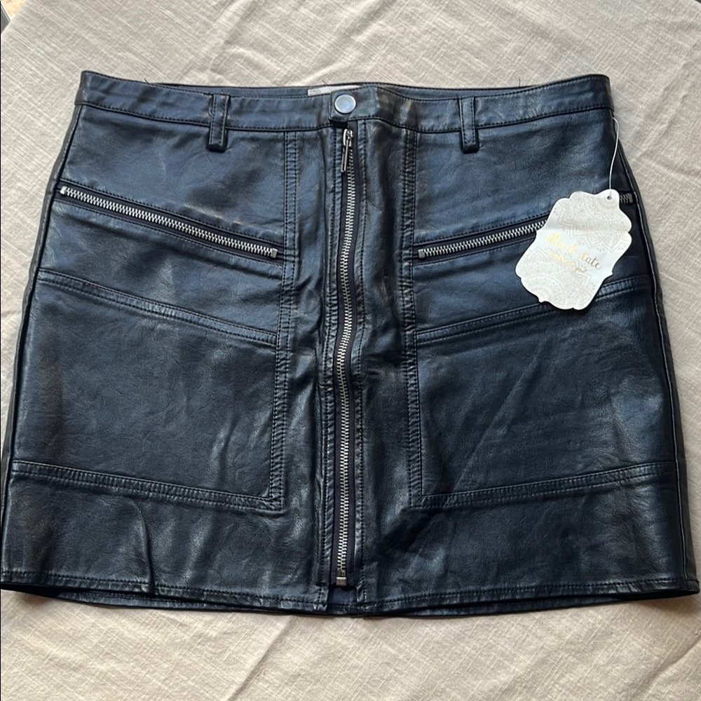 Altar'd State black Mini Skirt Cocktail